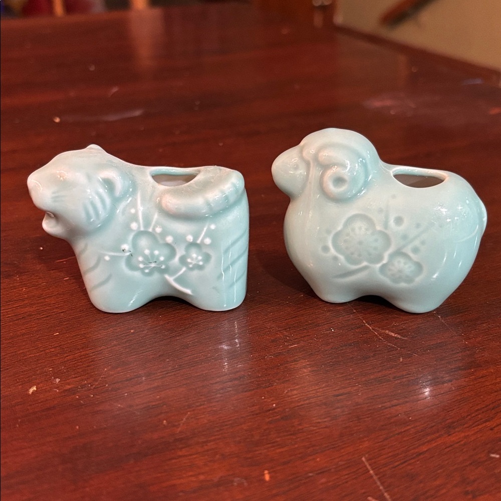 🌈Zodiac “Good Luck” Ceramic Toothpick Holders🌈